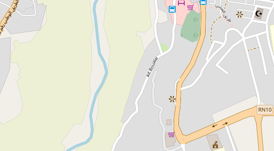 area sosta camper auf Karte