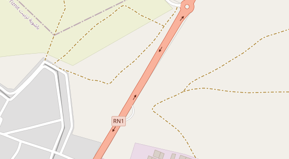 Stellplatz auf Satellitenbild