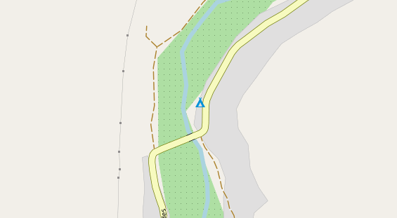 área camper auf Karte