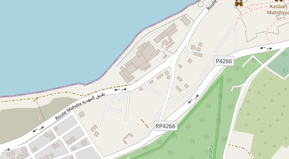 Stellplatz auf Satellitenbild