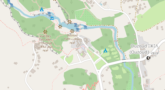 Stellplatz auf Satellitenbild