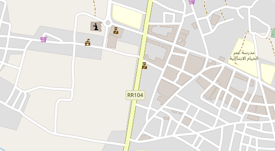 área camper auf Karte