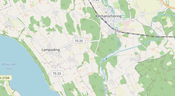 Area di sosta per camper sulla carta