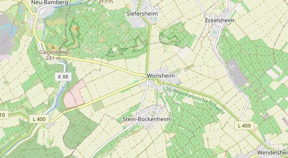 Area di sosta per camper sulla carta