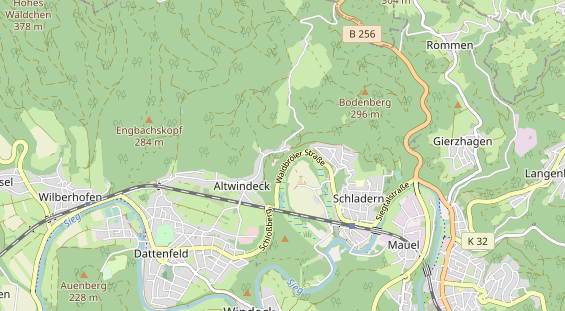 Área para autocaravana en la tarjeta