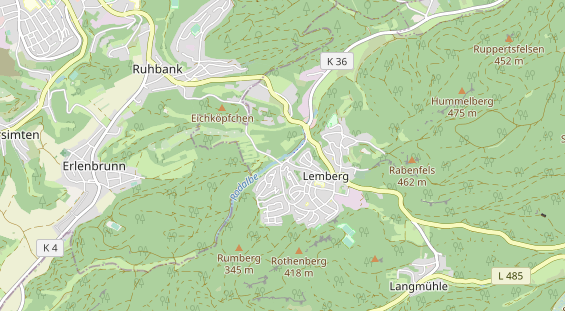 Stellplatz auf Karte