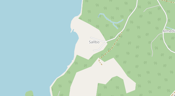 Stellplatz auf Satellitenbild