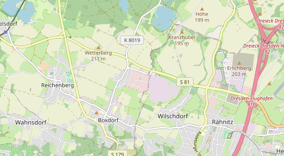 Area di sosta per camper sulla carta