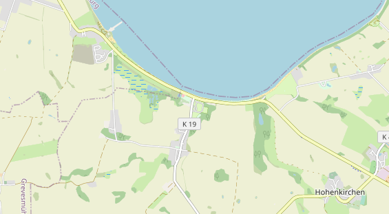 Aire camping-car sur la carte