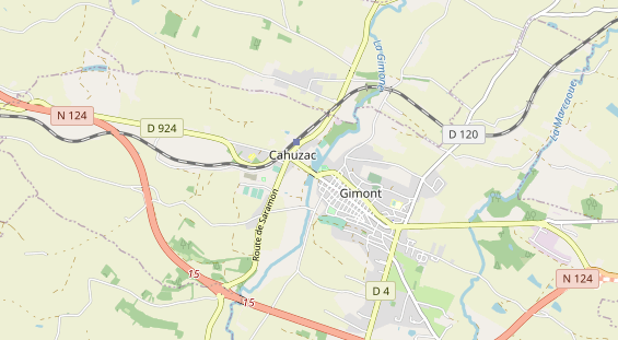 Área para autocaravana en la tarjeta