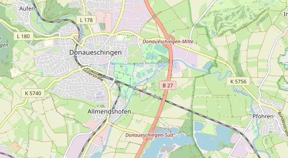 Area di sosta per camper sulla carta