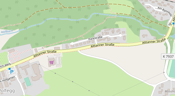 Stellplatz auf Satellitenbild