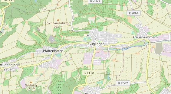 Area di sosta per camper sulla carta