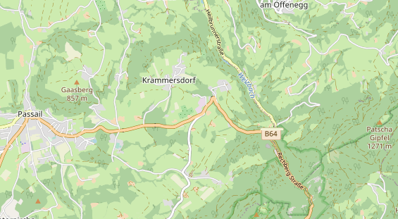 Aire camping-car sur la carte