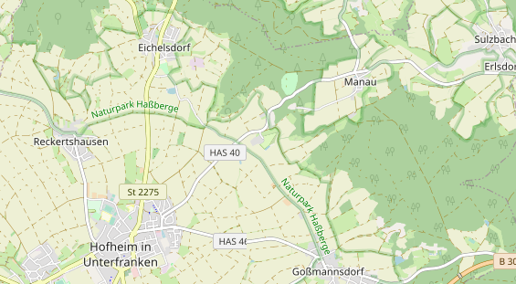 Aire camping-car sur la carte