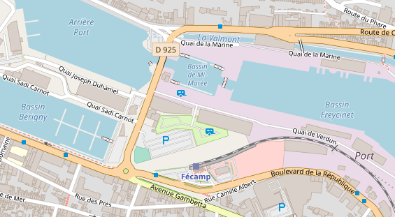 Stellplatz auf Satellitenbild