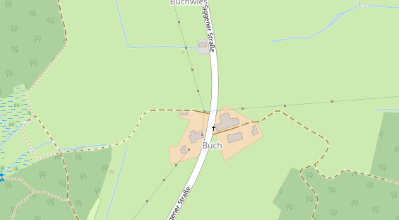 Stellplatz auf Satellitenbild