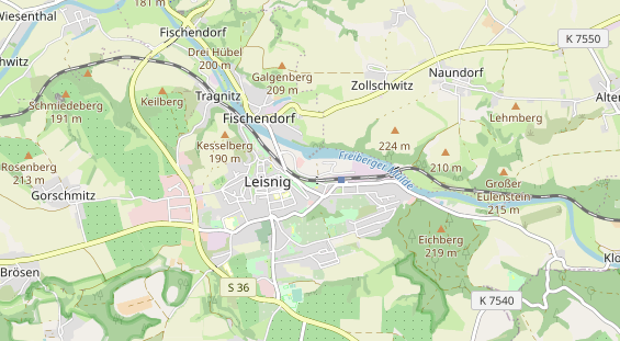 Aire camping-car sur la carte