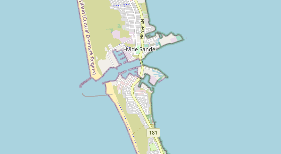 Aire camping-car sur la carte