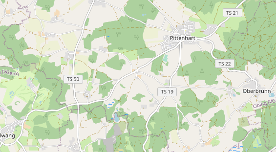 Área para autocaravana en la tarjeta