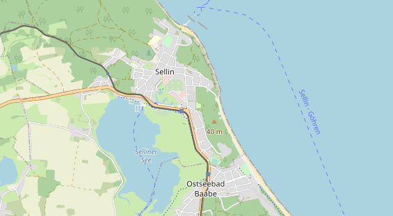 Aire camping-car sur la carte