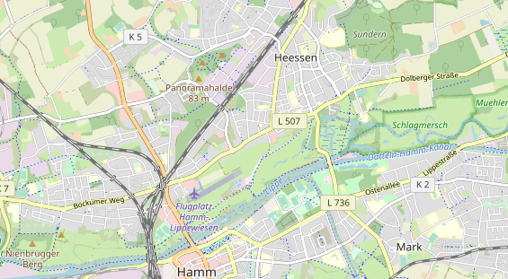 Área para autocaravana en la tarjeta