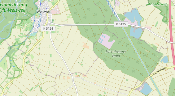 Aire camping-car sur la carte