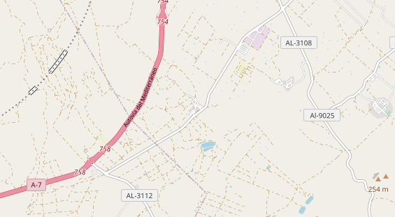 Área para autocaravana en la tarjeta