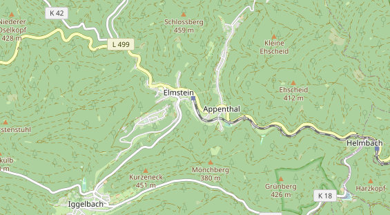 Stellplatz auf Karte