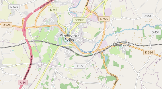 Area di sosta per camper sulla carta