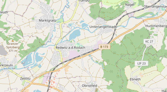 Aire camping-car sur la carte