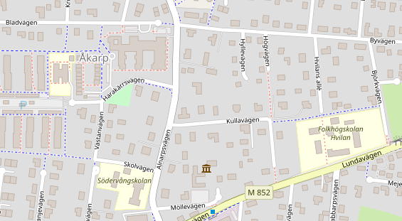 Stellplatz auf Satellitenbild