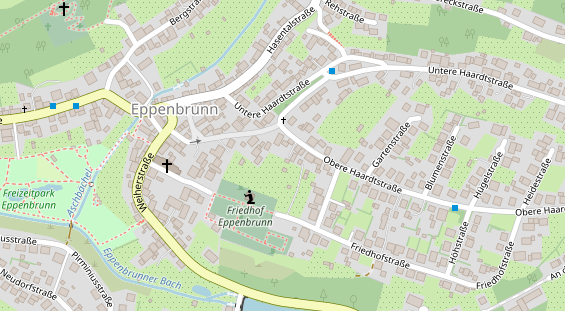 Stellplatz auf Satellitenbild