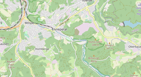 Aire camping-car sur la carte