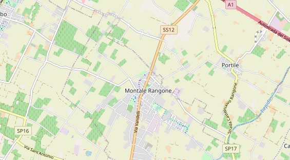 Aire camping-car sur la carte