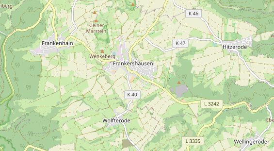 Área para autocaravana en la tarjeta