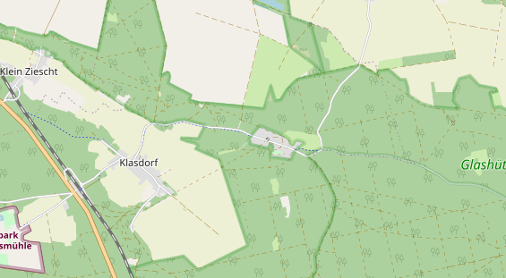 Área para autocaravana en la tarjeta