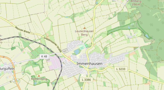 Área para autocaravana en la tarjeta