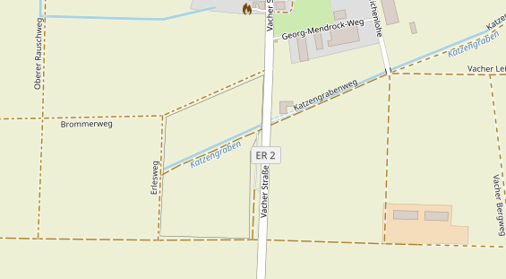 Stellplatz auf Satellitenbild