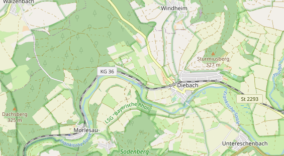 Area di sosta per camper sulla carta