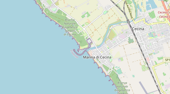 Aire camping-car sur la carte