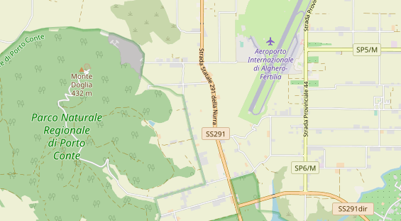 Area di sosta per camper sulla carta