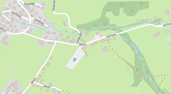 Stellplatz auf Satellitenbild