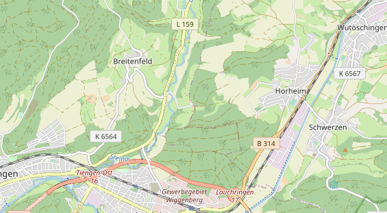 Area di sosta per camper sulla carta