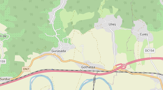 Área para autocaravana en la tarjeta