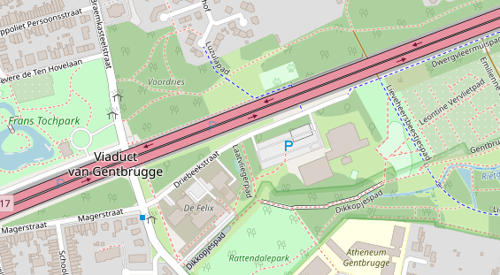 Stellplatz auf Satellitenbild