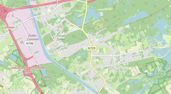 Área para autocaravana en la tarjeta