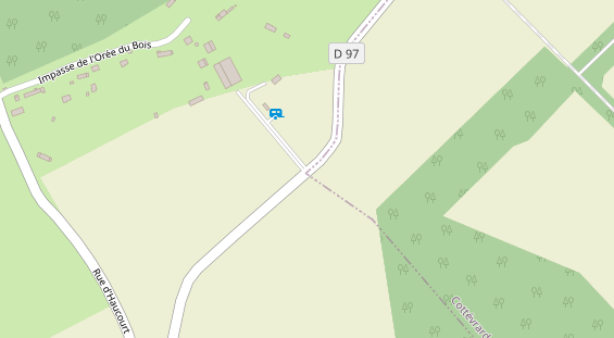 Stellplatz auf Satellitenbild