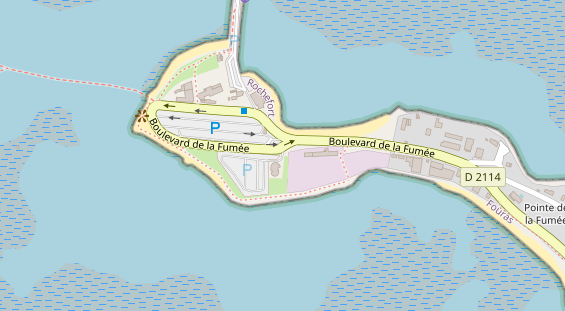 Stellplatz auf Satellitenbild