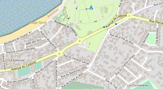 Stellplatz auf Satellitenbild